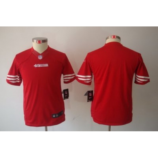 Youth Nike San Francisco 49ers Blank Red Limited Jerseys Youth Nike San Francisco 49ers Blank Red Limited Jerseys