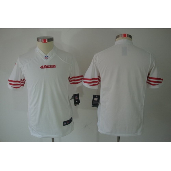 Youth Nike San Francisco 49ers Blank White Limited Jerseys Youth Nike San Francisco 49ers Blank White Limited Jerseys