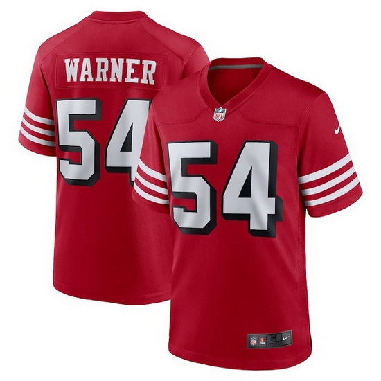 Youth Nike San Francisco 49ers Fred Warner 54 Red Rush NFL Jersey Youth Nike San Francisco 49ers Fred Warner 54 Red Rush NFL Jersey