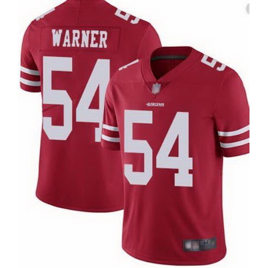 Youth Nike San Francisco 49ers Fred Warner 54 Red Vapor Untouchable Limited NFL Jersey Youth Nike San Francisco 49ers Fred Warner 54 Red Vapor Untouchable Limited NFL Jersey