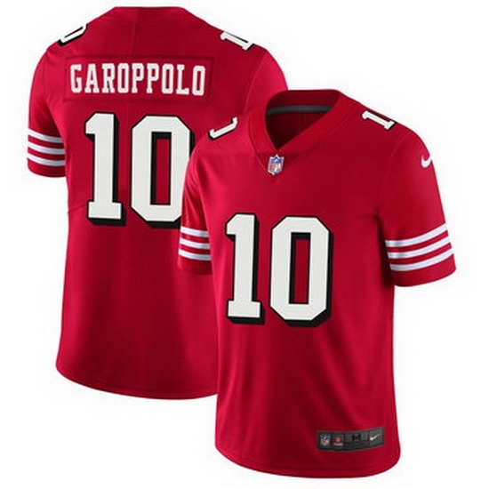 Youth Nike San Francisco 49ers Jimmy Garoppolo 10 Red Rush NFL Jersey Youth Nike San Francisco 49ers Jimmy Garoppolo 10 Red Rush NFL Jersey