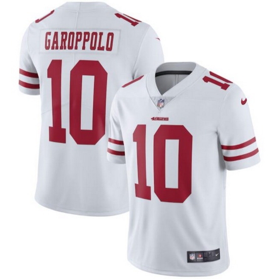 Youth Nike San Francisco 49ers Jimmy Garoppolo 10 White Vapor Untouchable Limited NFL Jersey Youth Nike San Francisco 49ers Jimmy Garoppolo 10 White Vapor Untouchable Limited NFL Jersey