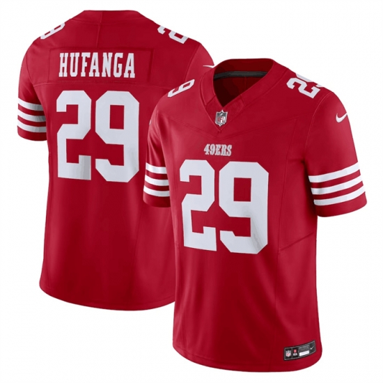 Youth San Francisco 49ers 29 Talanoa Hufanga Red Vapor Untouchable Limited Stitched Football Jersey Youth San Francisco 49ers 29 Talanoa Hufanga Red Vapor Untouchable Limited Stitched Football Jersey