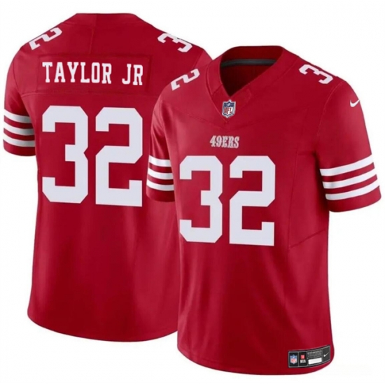 Youth San Francisco 49ers 32 Patrick Taylor Jr Red 2024 F U S E Vapor Untouchable Limited Stitched Football Jersey Youth San Francisco 49ers 32 Patrick Taylor Jr Red 2024 F U S E Vapor Untouchable Limited Stitched Football Jersey