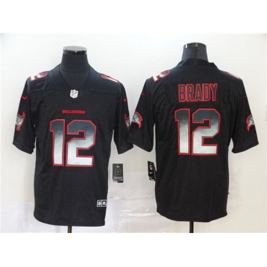 Buccaneers 12 Tom Brady Black Arch Smoke Vapor Untouchable Limited Jersey Buccaneers 12 Tom Brady Black Arch Smoke Vapor Untouchable Limited Jersey