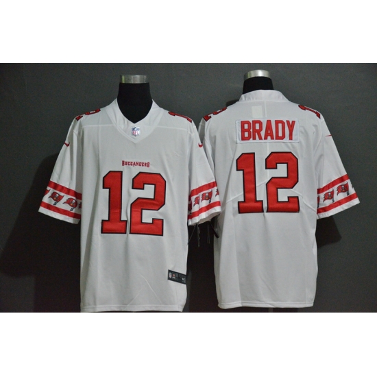 Buccaneers 12 Tom Brady White Team Logos Fashion Vapor Limited Jersey Buccaneers 12 Tom Brady White Team Logos Fashion Vapor Limited Jersey
