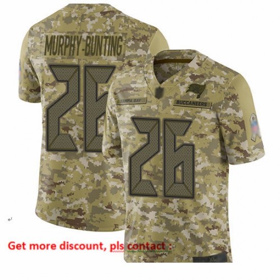 Buccaneers 26 Sean Murphy Bunting Camo Men Stitched Football Limited 2018 Salute To Service Jersey Buccaneers 26 Sean Murphy Bunting Camo Men Stitched Football Limited 2018 Salute To Service Jersey