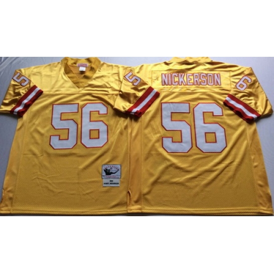 Buccaneers 56 Hardy Nickerson Yellow Throwback Jersey Buccaneers 56 Hardy Nickerson Yellow Throwback Jersey