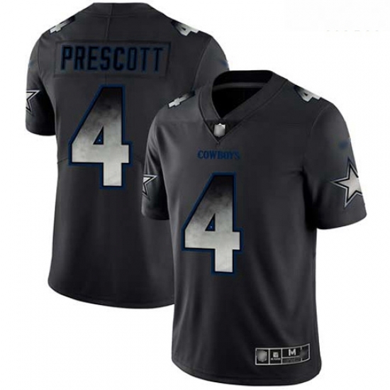 Cowboys 4 Dak Prescott Black Men Stitched Football Vapor Untouchable Limited Smoke Fashion Jersey Cowboys 4 Dak Prescott Black Men Stitched Football Vapor Untouchable Limited Smoke Fashion Jersey