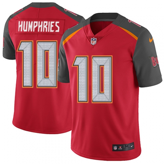 Men Nike Buccaneers #10 Adam Humphries Red Team Color Stitched NFL Vapor Untouchable Limited Jersey Men Nike Buccaneers #10 Adam Humphries Red Team Color Stitched NFL Vapor Untouchable Limited Jersey