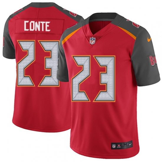 Men Nike Buccaneers #23 Chris Conte Red Team Color Stitched NFL Vapor Untouchable Limited Jersey Men Nike Buccaneers #23 Chris Conte Red Team Color Stitched NFL Vapor Untouchable Limited Jersey