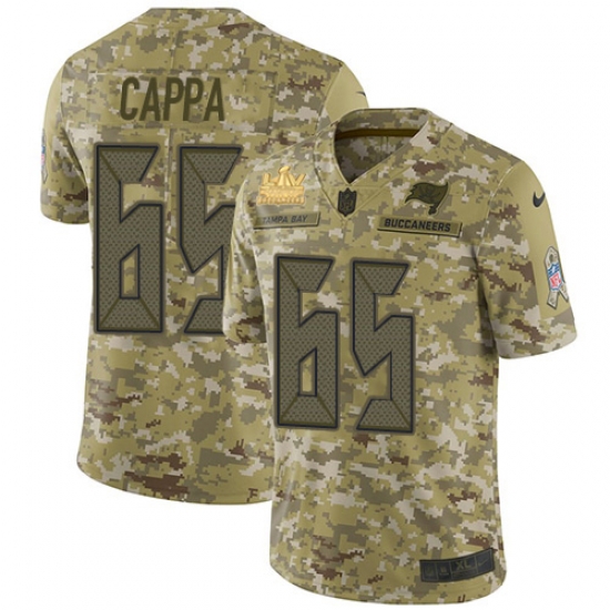 Men Nike Tampa Bay Buccaneers 65 Alex Cappa Camo Men Super Bowl LV Champions Patch Stitched NFL Limited 2018 Salute To Service Jersey Men Nike Tampa Bay Buccaneers 65 Alex Cappa Camo Men Super Bowl LV Champions Patch Stitched NFL Limited 2018 Salute To Service Jersey