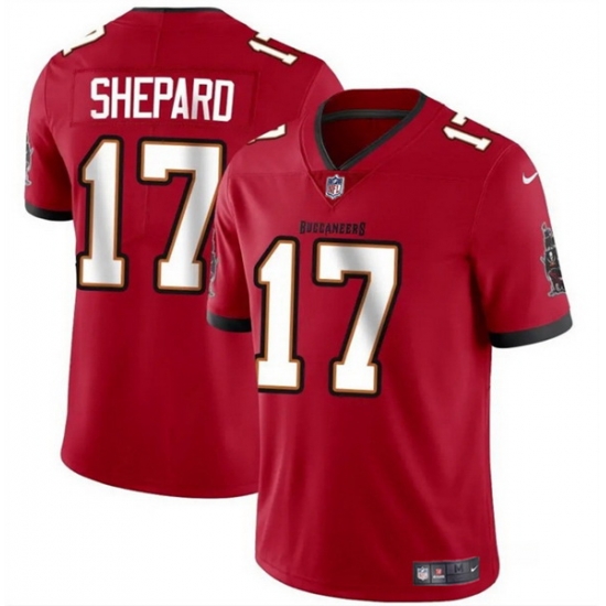 Men Tampa Bay Buccaneers 17 Sterling Shepard Red Vapor Limited Stitched Jersey Men Tampa Bay Buccaneers 17 Sterling Shepard Red Vapor Limited Stitched Jersey