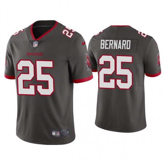 Men Tampa Bay Buccaneers 25 Giovani Bernard Gray Vapor Untouchable Limited Stitched Jersey Men Tampa Bay Buccaneers 25 Giovani Bernard Gray Vapor Untouchable Limited Stitched Jersey