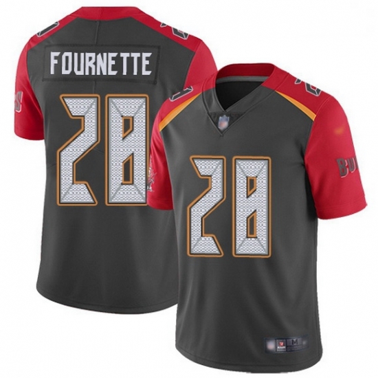 Men Tampa Bay Buccaneers 28 Leonard Fournette Gray Men Stitched NFL Limited Inverted Legend Jersey Men Tampa Bay Buccaneers 28 Leonard Fournette Gray Men Stitched NFL Limited Inverted Legend Jersey
