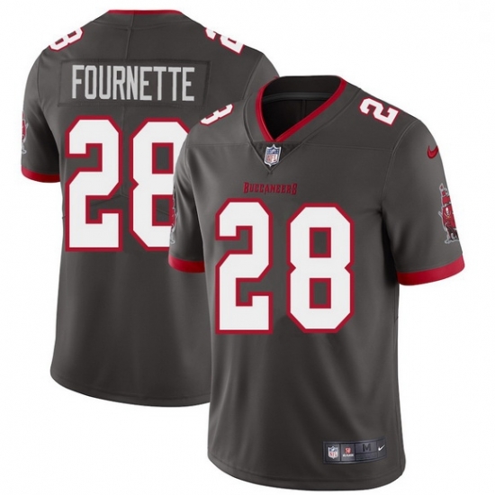 Men Tampa Bay Buccaneers 28 Leonard Fournette Men Nike Pewter Alternate Vapor Limited Jersey Men Tampa Bay Buccaneers 28 Leonard Fournette Men Nike Pewter Alternate Vapor Limited Jersey