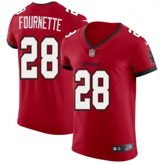 Men Tampa Bay Buccaneers 28 Leonard Fournette Men Nike Red Vapor Elite Jersey Men Tampa Bay Buccaneers 28 Leonard Fournette Men Nike Red Vapor Elite Jersey