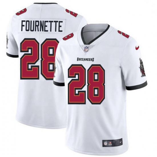 Men Tampa Bay Buccaneers 28 Leonard Fournette Men Nike White Vapor Limited Jersey Men Tampa Bay Buccaneers 28 Leonard Fournette Men Nike White Vapor Limited Jersey