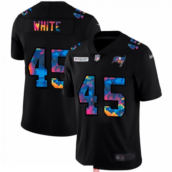 Men Tampa Bay Buccaneers 45 Devin White Men Nike Multi Color Black 2020 NFL Crucial Catch Vapor Untouchable Limited Jersey Men Tampa Bay Buccaneers 45 Devin White Men Nike Multi Color Black 2020 NFL Crucial Catch Vapor Untouchable Limited Jersey