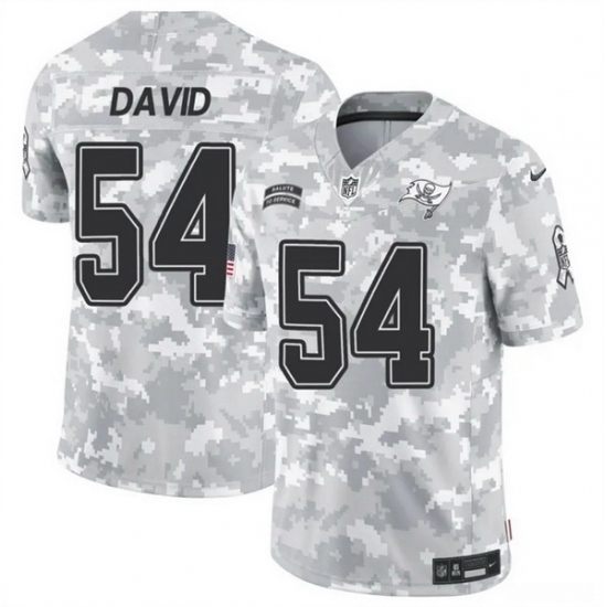 Men Tampa Bay Buccaneers 54 Lavonte David 2024 F U S E Arctic Camo Salute To Service Limited Stitched Football Jersey Men Tampa Bay Buccaneers 54 Lavonte David 2024 F U S E Arctic Camo Salute To Service Limited Stitched Football Jersey