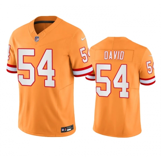 Men Tampa Bay Buccaneers 54 Lavonte David Orange Throwback Limited Stitched Jersey Men Tampa Bay Buccaneers 54 Lavonte David Orange Throwback Limited Stitched Jersey