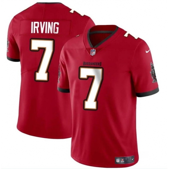 Men Tampa Bay Buccaneers 7 Bucky Irving Red Vapor Limited Stitched Jersey Men Tampa Bay Buccaneers 7 Bucky Irving Red Vapor Limited Stitched Jersey