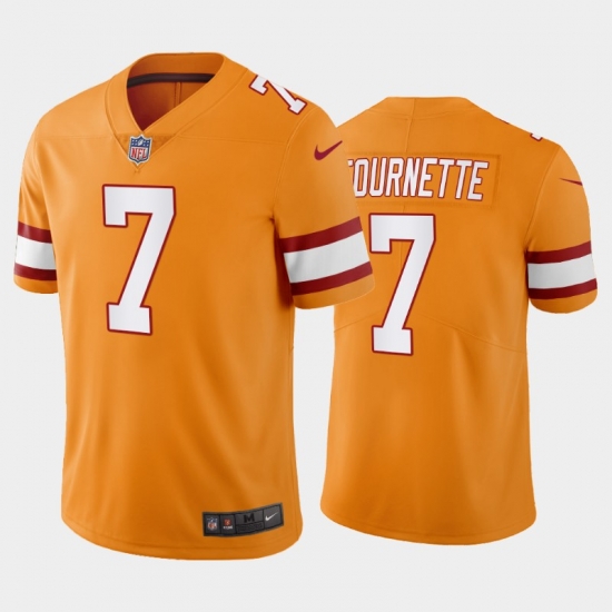 Men Tampa Bay Buccaneers #7 Leonard Fournette Orange 2022-23 Vapor Limited Throwback Jersey Men Tampa Bay Buccaneers #7 Leonard Fournette Orange 2022-23 Vapor Limited Throwback Jersey