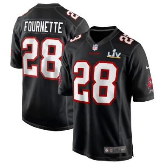 Men Tampa Bay Buccaneers Leonard Fournette Nike Black Super Bowl LIV Jersey Men Tampa Bay Buccaneers Leonard Fournette Nike Black Super Bowl LIV Jersey
