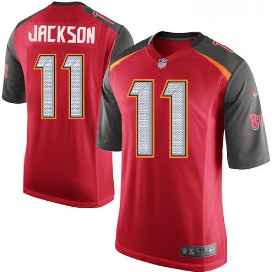 Mens Nike Tampa Bay Buccaneers 11 DeSean Jackson Game Red Team Color NFL Jersey Mens Nike Tampa Bay Buccaneers 11 DeSean Jackson Game Red Team Color NFL Jersey