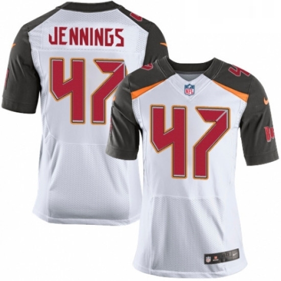 Mens Nike Tampa Bay Buccaneers 47 John Lynch Elite White NFL Jersey Mens Nike Tampa Bay Buccaneers 47 John Lynch Elite White NFL Jersey