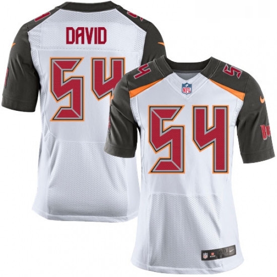 Mens Nike Tampa Bay Buccaneers 54 Lavonte David Elite White NFL Jersey Mens Nike Tampa Bay Buccaneers 54 Lavonte David Elite White NFL Jersey