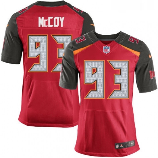 Mens Nike Tampa Bay Buccaneers 93 Gerald McCoy Elite Red Team Color NFL Jersey Mens Nike Tampa Bay Buccaneers 93 Gerald McCoy Elite Red Team Color NFL Jersey