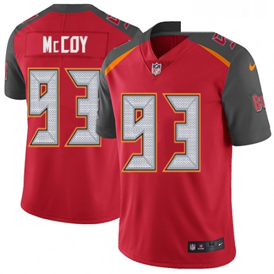 Mens Nike Tampa Bay Buccaneers 93 Gerald McCoy Red Team Color Vapor Untouchable Limited Player NFL Jersey Mens Nike Tampa Bay Buccaneers 93 Gerald McCoy Red Team Color Vapor Untouchable Limited Player NFL Jersey