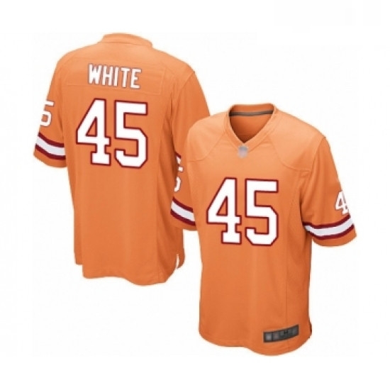 Mens Tampa Bay Buccaneers 45 Devin White Limited Orange Glaze Alternate Football Jersey Mens Tampa Bay Buccaneers 45 Devin White Limited Orange Glaze Alternate Football Jersey