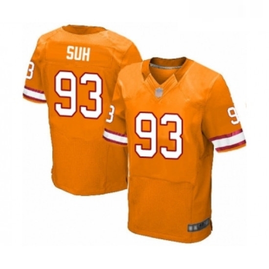 Mens Tampa Bay Buccaneers 93 Ndamukong Suh Elite Orange Glaze Alternate Football Jersey Mens Tampa Bay Buccaneers 93 Ndamukong Suh Elite Orange Glaze Alternate Football Jersey