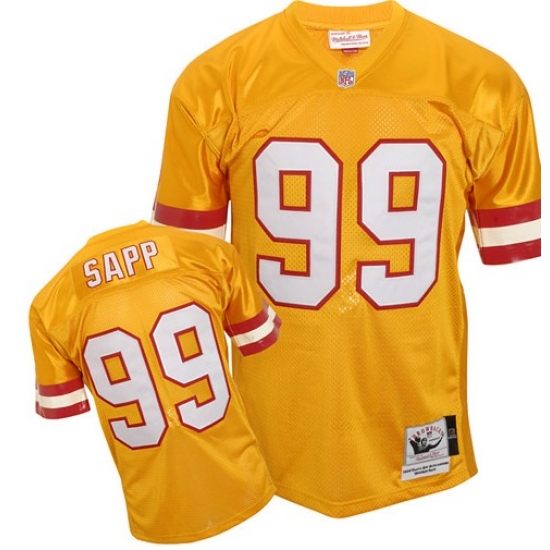 Mitchell & Ness Tampa Bay Buccaneers 99 Warren Sapp Authentic Throwback yellow Mitchell & Ness Tampa Bay Buccaneers 99 Warren Sapp Authentic Throwback yellow
