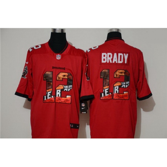 Nike Buccaneers 12 Tom Brady Red Vapor Untouchable Signature Edition Limited Jersey Nike Buccaneers 12 Tom Brady Red Vapor Untouchable Signature Edition Limited Jersey