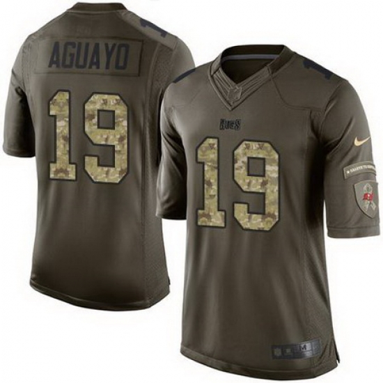 Nike Buccaneers #19 Roberto Aguayo Green Mens Stitched NFL Limited Salute to Service Jersey Nike Buccaneers #19 Roberto Aguayo Green Mens Stitched NFL Limited Salute to Service Jersey