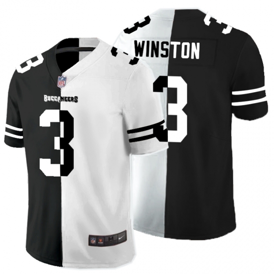 Nike Buccaneers 3 Jameis Winston Black And White Split Vapor Untouchable Limited Jersey Nike Buccaneers 3 Jameis Winston Black And White Split Vapor Untouchable Limited Jersey
