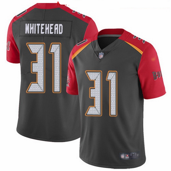 Nike Buccaneers 31 Jordan Whitehead Gray Men Stitched NFL Limited Inverted Legend Jersey Nike Buccaneers 31 Jordan Whitehead Gray Men Stitched NFL Limited Inverted Legend Jersey