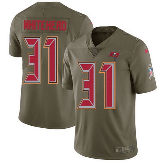 Nike Buccaneers 31 Jordan Whitehead Olive Men Stitched NFL Limited 2017 Salute To Service Jersey Nike Buccaneers 31 Jordan Whitehead Olive Men Stitched NFL Limited 2017 Salute To Service Jersey