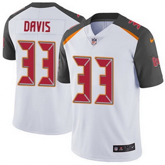 Nike Buccaneers #33 Carlton Davis White Mens Stitched NFL Vapor Untouchable Limited Jersey Nike Buccaneers #33 Carlton Davis White Mens Stitched NFL Vapor Untouchable Limited Jersey