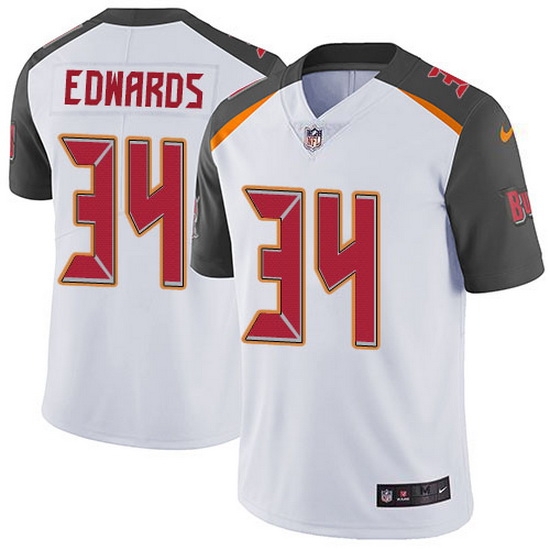 Nike Buccaneers 34 Mike Edwards White Men Stitched NFL Vapor Untouchable Limited Jersey Nike Buccaneers 34 Mike Edwards White Men Stitched NFL Vapor Untouchable Limited Jersey