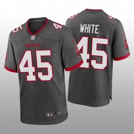 Nike Buccaneers 45 Devin White Grey New 2020 Vapor Untouchable Limited Jersey Nike Buccaneers 45 Devin White Grey New 2020 Vapor Untouchable Limited Jersey