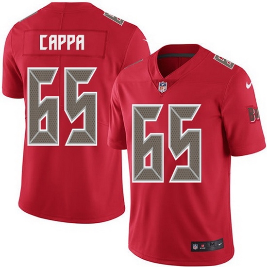 Nike Buccaneers 65 Alex Cappa Red Men Stitched NFL Limited Rush Jersey Nike Buccaneers 65 Alex Cappa Red Men Stitched NFL Limited Rush Jersey