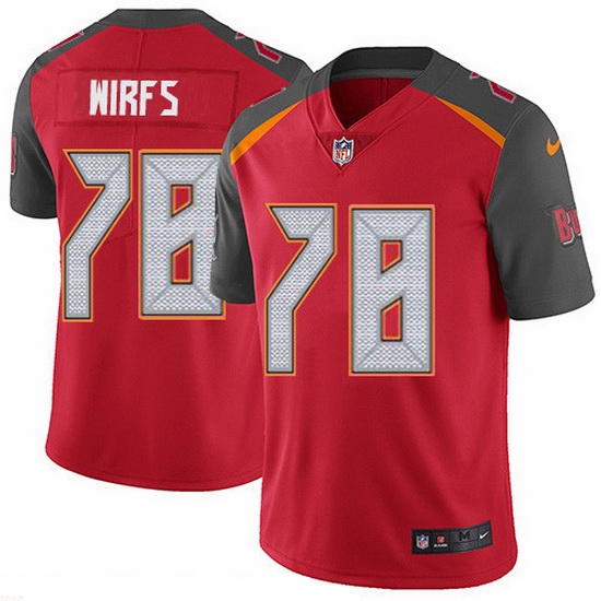 Nike Buccaneers 78 Tristan Wirfs Red Team Color Men Stitched NFL Vapor Untouchable Limited Jersey Nike Buccaneers 78 Tristan Wirfs Red Team Color Men Stitched NFL Vapor Untouchable Limited Jersey