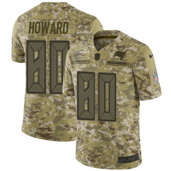 Nike Buccaneers #80 O J Howard Camo Mens Stitched NFL Limited 2018 Salute To Service Jersey Nike Buccaneers #80 O J Howard Camo Mens Stitched NFL Limited 2018 Salute To Service Jersey