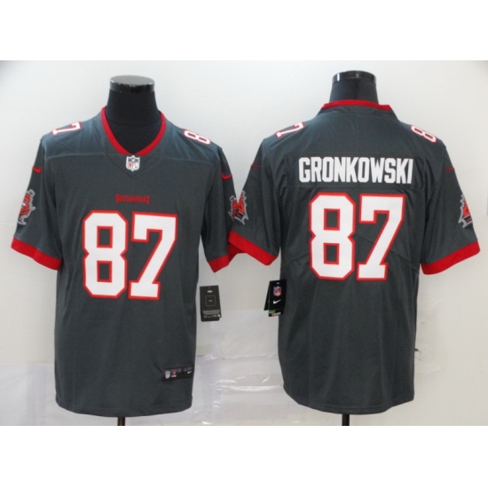 Nike Buccaneers 87 Rob Gronkowski Gray New 2020 Vapor Untouchable Limited Jersey Nike Buccaneers 87 Rob Gronkowski Gray New 2020 Vapor Untouchable Limited Jersey