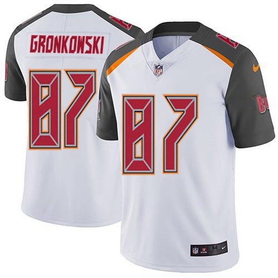 Nike Buccaneers 87 Rob Gronkowski White Men Stitched NFL Vapor Untouchable Limited Jersey Nike Buccaneers 87 Rob Gronkowski White Men Stitched NFL Vapor Untouchable Limited Jersey