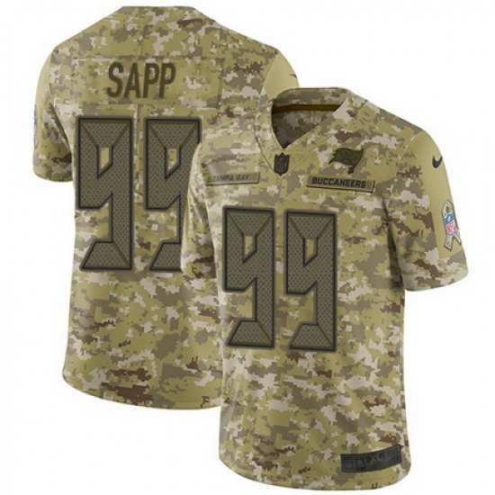 Nike Buccaneers #99 Warren Sapp Camo Mens Stitched NFL Limited 2018 Salute To Service Jersey Nike Buccaneers #99 Warren Sapp Camo Mens Stitched NFL Limited 2018 Salute To Service Jersey